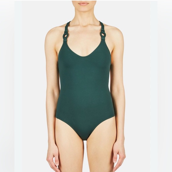 ERES***Green Racerback One-Piece Swimsuit***US 10***$795 - Picture 1 of 4